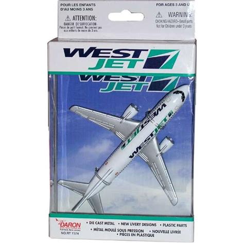 Daron Worldwide Trading RT7374 Westjet Single Plane - Walmart.com - Walmart.com