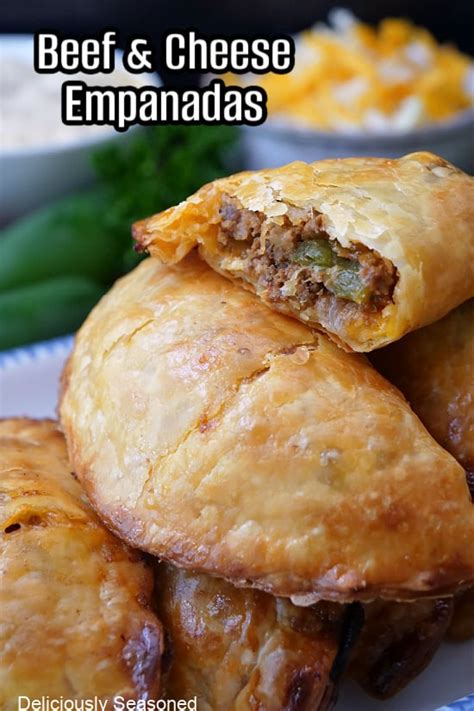 Beef and Cheese Empanadas - Deliciously Seasoned