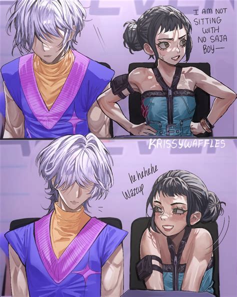 Zoeystery kpop demon hunters (zoey x mystery) fanart that I drew