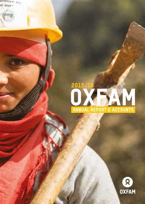 oxfam annual report accounts  world reliefweb