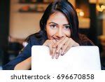 Woman Behind Laptop Free Stock Photo - Public Domain Pictures