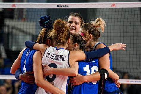 italian volleyball national team editorial photo image  player