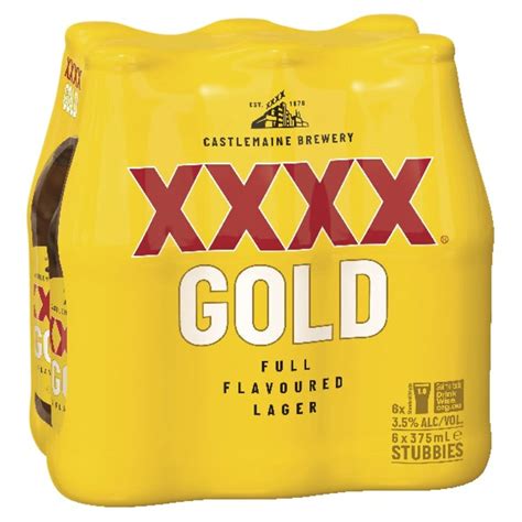xxxx gold bottle ml  pack