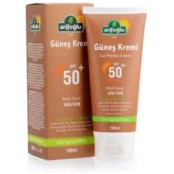 Organic Aloe Vera Sunscreen SPF 50+, Arifoglu (100ml/3.38floz ...