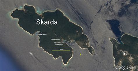 Online-Hafenhandbuch Kroatien: Insel Skarda (Norddalmatien) und der ...