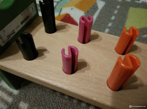 IKEA МУЛА Блок с колышками и молотком - «Крутые деревянные игрушки для ...