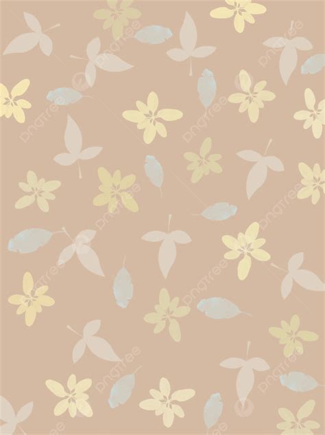 Original Flower Fallen Leaf Tile Broken Flower Background, Flowers