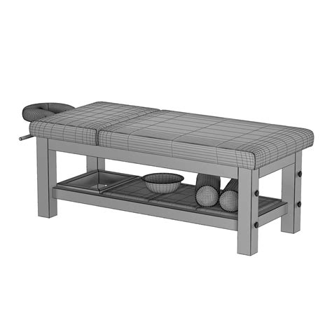 shirodhara Spa Massage Table 3D model | CGTrader