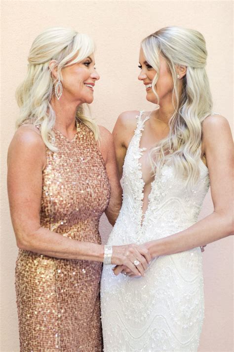 Gold High-Neck Mother-of-the-Bride Dress