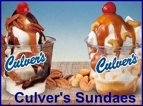 Culver's Sundaes Menu 2024 2024