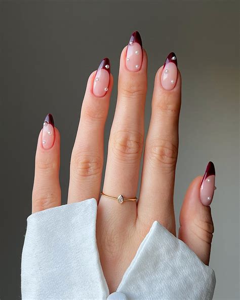 14 Burgundy Chrome Nails Ideas | ThriveNaija