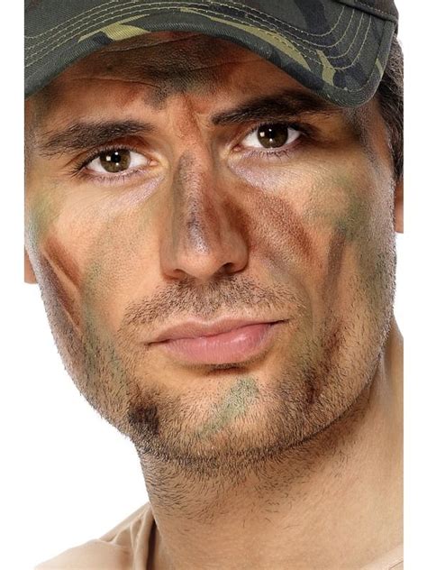 Leger Camouflage Schmink | Schminken, Halloween schminken, Leger kostuum