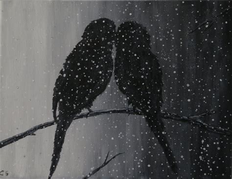 Snow Kiss by 1BlueEyedDevil on DeviantArt