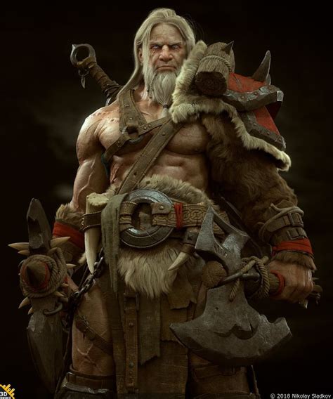Варвар — Компьютерная графика и анимация — Render.ru | Barbarian ...