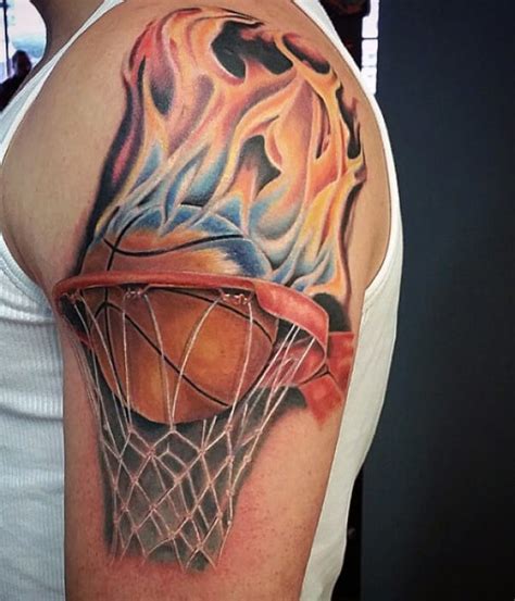 50+ Amazing Basketball Tattoo Ideas and Designs with Meaning