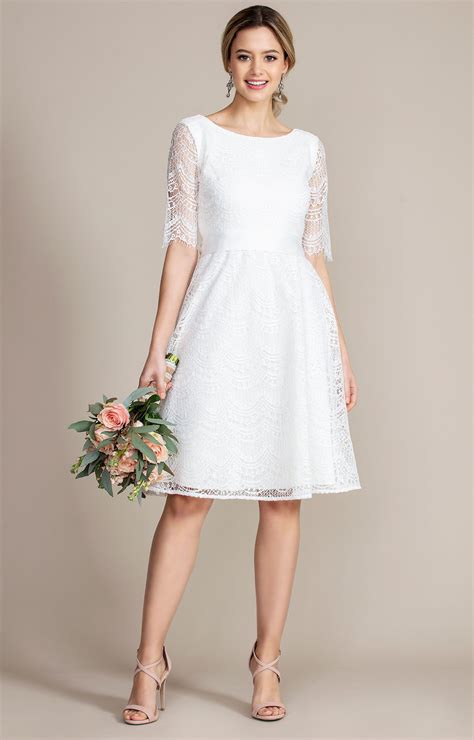 lace wedding dresses short 9