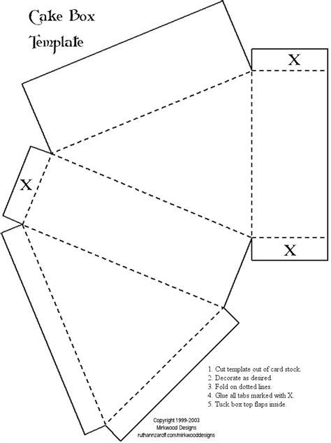 Organize Your Life with a Cake Box Template