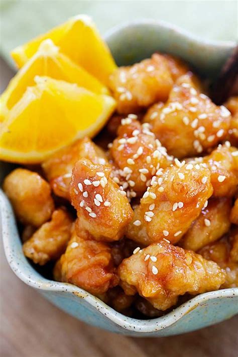 Orange chicken - easy homemade orange chicken recipe that takes 30 mins