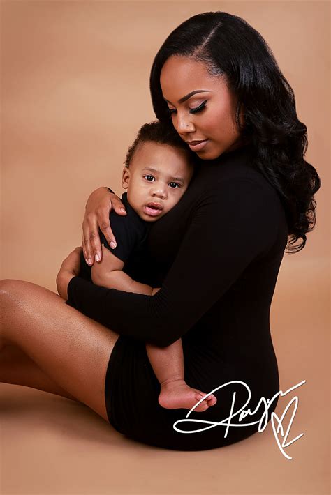 Rayvon Creates home studio mommy & me session Mother Son Photos, Mommy