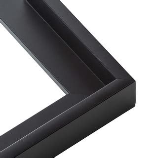 frame black solid wood canvas frame width  inches interior
