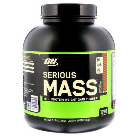 Optimum Nutrition Serious Mass 2724 гр ТОП ЦЕНА BgBeast.com