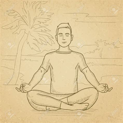 Meditating Drawing at GetDrawings | Free download
