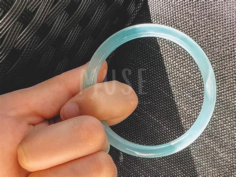 Natural Jade Bracelet Thin Jade Bangle Bracelet Natural Color Jade ...