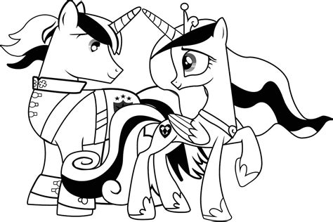 Tranh tô màu ngựa Pony đẹp