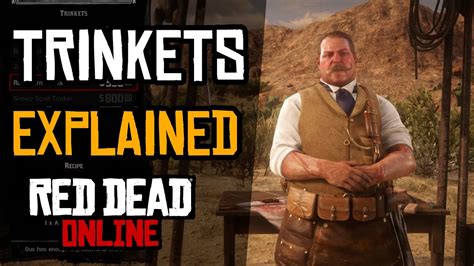 Trinkets explained in red dead online (naturalist update) - YouTube