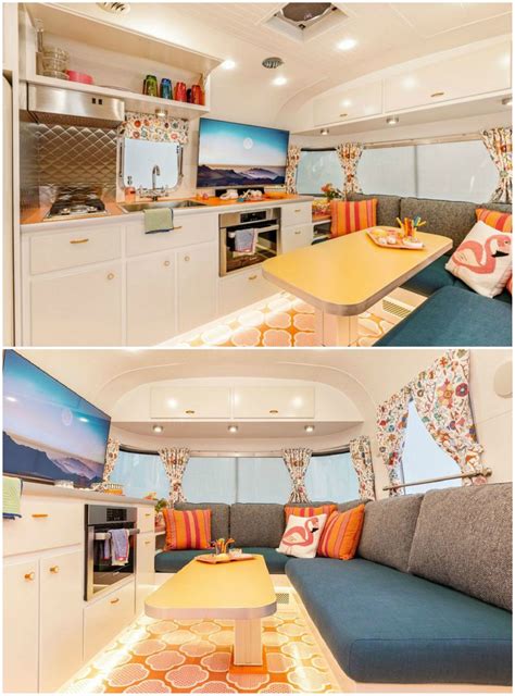 Airstream Living, Airstream Campers, Airstream Interior, Remodeled ...