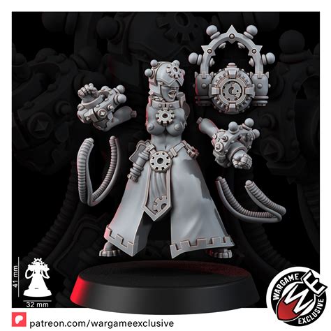 🧑‍🔧 MECHANIC ADEPT ELECTROCASTERS (PIN-UP)・ 3D File for 3D printing・Cults