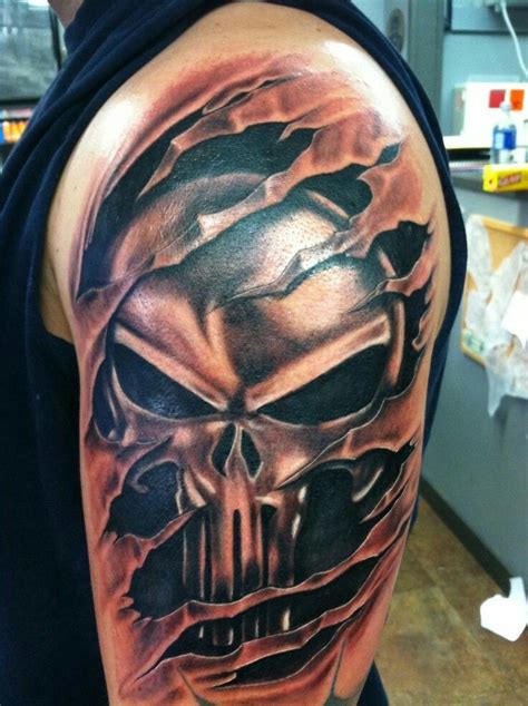 pin  michael crawford   tattoo ideas punisher tattoo skull