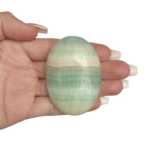 Pistachio Calcite Worry Stone – Alternative Distribution