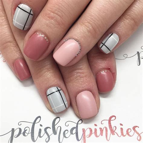Plaid Nail Art Inspiration