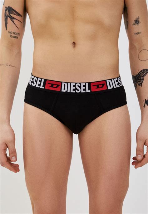 Трусы 3 шт. Diesel, цвет: красный, RTLAAZ752601 — купить в интернет ...