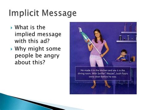 Implicit and explicit messages