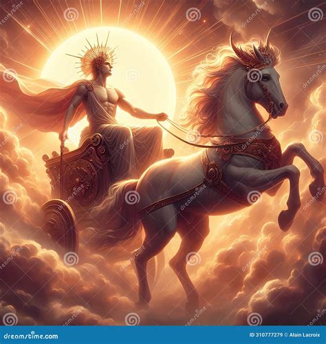 Greek Mythology Helios Stock Image | CartoonDealer.com #310777279