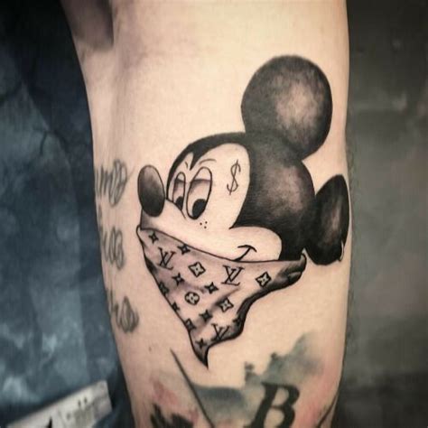 Gangsta Mickey Mouse Tattoos