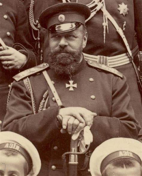 Emperor of Russia Alexander III with officers - Romanov Empire ...