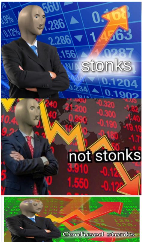 Stonks not stonks confused stonks Blank Template - Imgflip