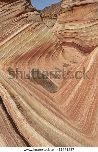 Swirl Wave Sandstone Formation Arizona Usa Stock Photo 11291287 ...