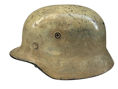 Elmetto M40 (Q66) di fine guerra con mimetismo invernale - Militaria in ...