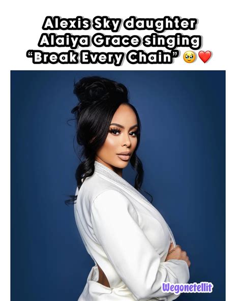 Wegonetellit | Alexis Sky daughter Alaiya singing is so adorable 🥰