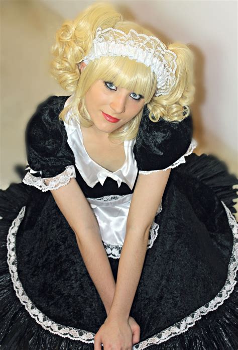 Maid Crossdressing -Scarlett-Darleen Sissy Maid Dresses, Sissy Dress
