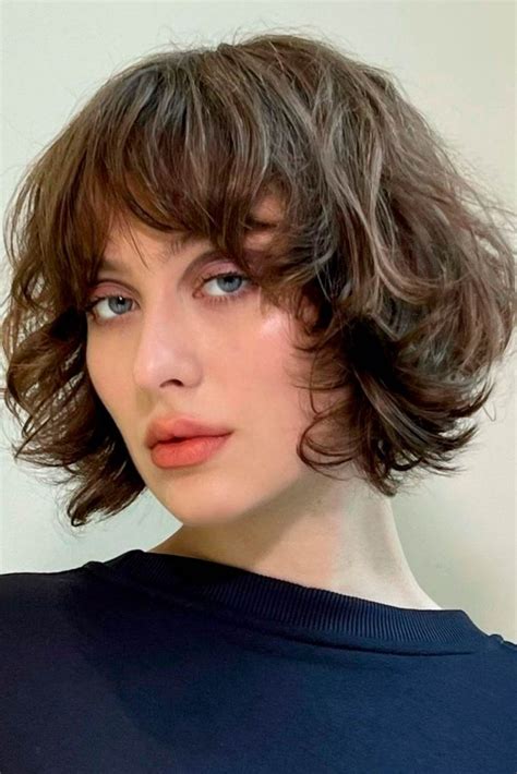 Long Wavy Layered Bob With Bangs