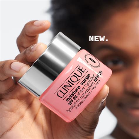 Clinique Introduces New Moisture Surge™ SPF 25 Sheer Hydrator | # ...