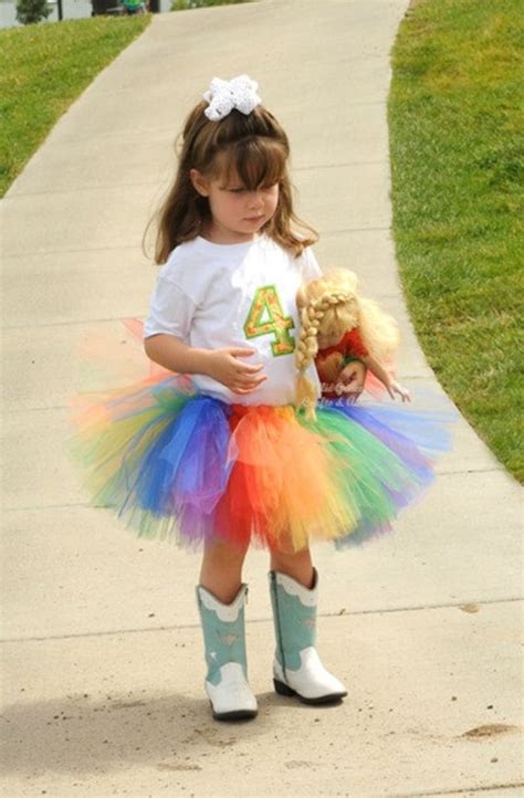 Rainbow Tutu: Primary Rainbow Colors red Orange Yellow - Etsy