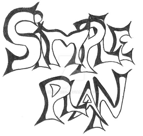 my 'Simple Plan' logo by dummy1234 on DeviantArt