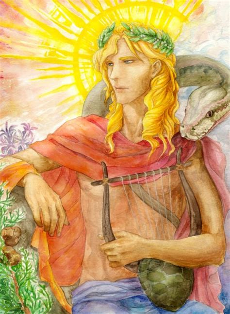 priere  apollon par phoebus le sanctuaire dapollon