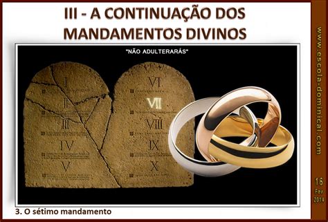 Qual É O Sétimo Mandamento - EBD CONGREGAÇÃO 184 - NAÇÃO 71 - MANAUS: Lição 7 - Os Dez Mandamentos ...